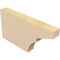 Ekena Millwork 2in. W x 8in. H x 16in. L Monterey Woodgrain TimberThane Rafter Tail, Primed Tan RFTUR02X08X16MONRCPR - alternate 4